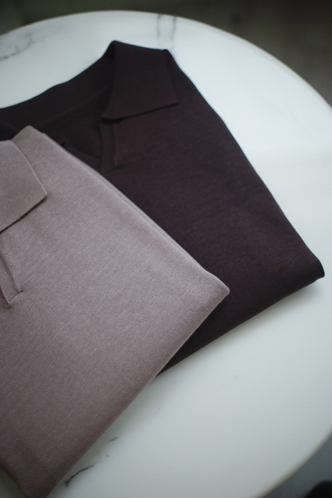 Short Sleeve Knitted Polo
