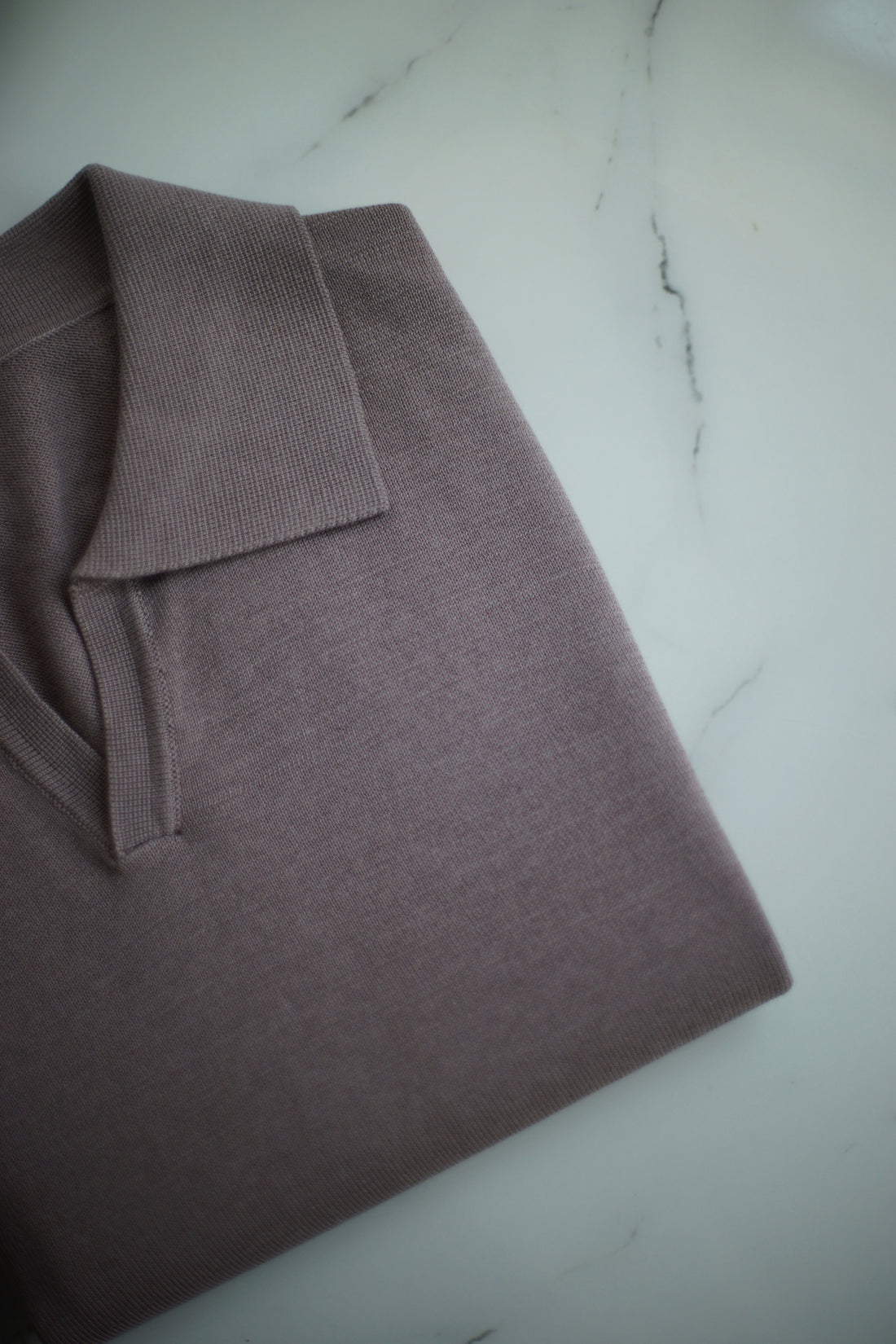 Short Sleeve Knitted Polo