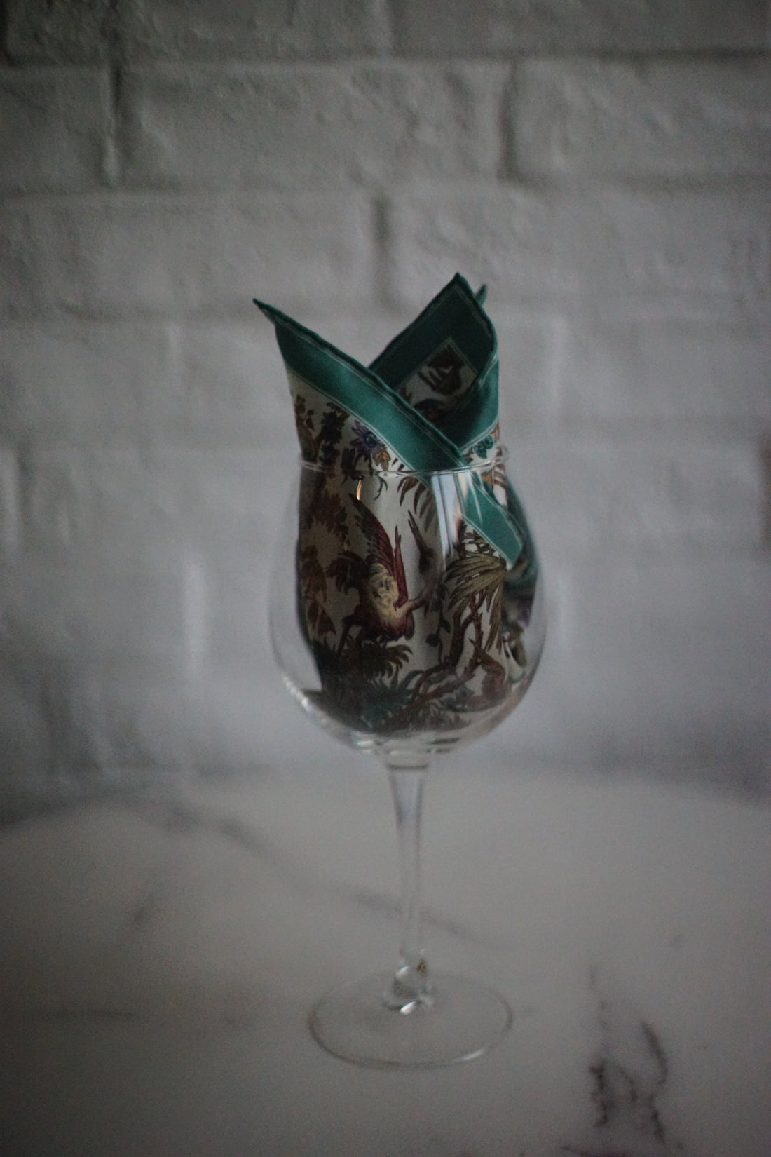Herons Ivory Pocket Square