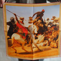 The Lion Hunt Pocket square