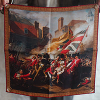 The Death Of Major Peirson Pocket square