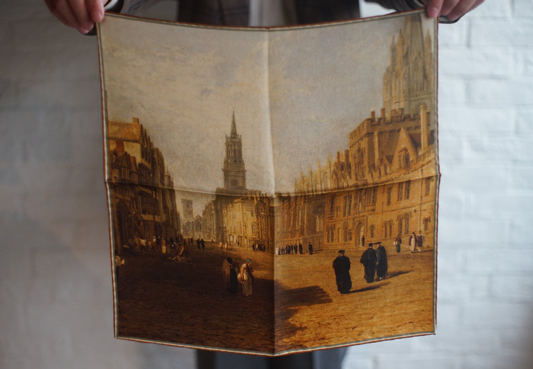 Oxford High Street By JMW Turner Pocket Square
