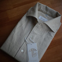 Sand Linen-Cotton Shirt