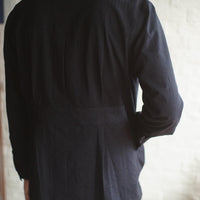 Navy Seersucker Caribbean Overshirt Jacket