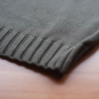 Olive Low Gauge Knit Polo