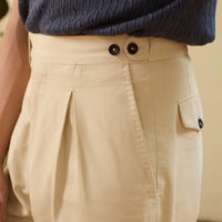 Cotton Kissing Pleated Chino
