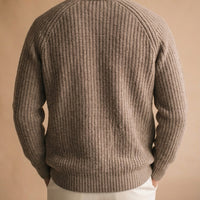 Cashmere Ribbed Cardigan Jacket