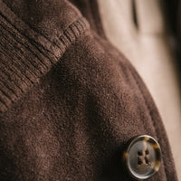 Chocolate Brown Lamb Suede A1 Jacket [Made-to-Measure (MTM)]