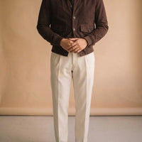 Chocolate Brown Lamb Suede A1 Jacket [Made-to-Measure (MTM)]