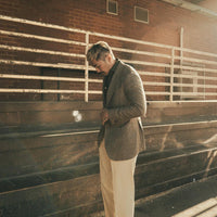 Brown Wool Linen POW Jacket