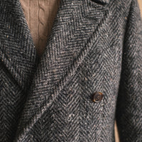 Marling & Evans Donegal Herringbone Polo Coat [Made-to-Measure (MTM)]
