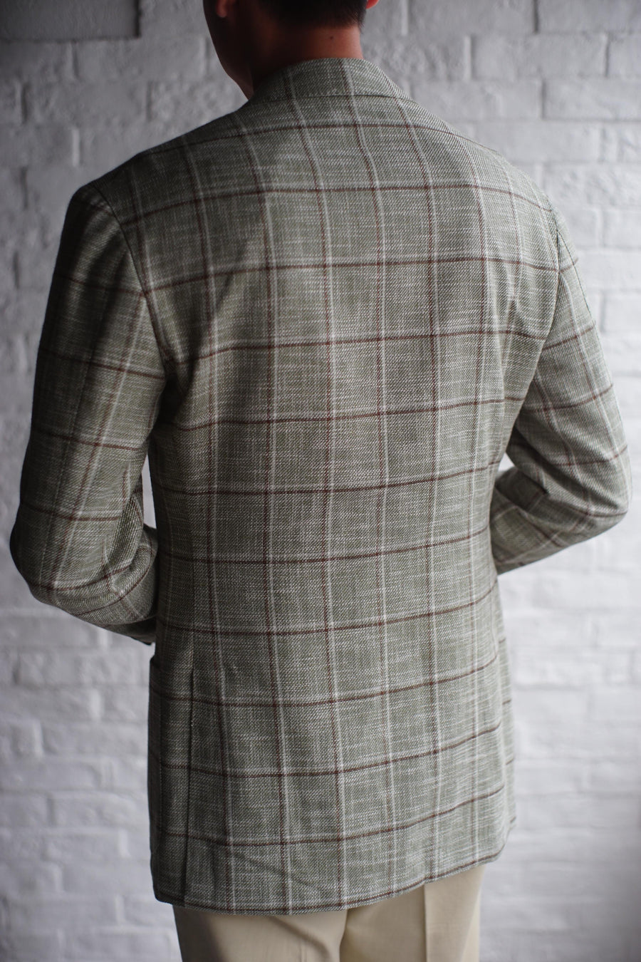 Caccioppoli - Pale Green Check Sport Jacket [Made-to-Measure (MTM)]