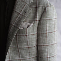 Caccioppoli - Pale Green Check Sport Jacket [Made-to-Measure (MTM)]