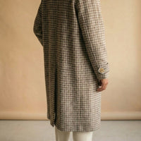 Meltham Mills Undyed Shetland Wool Raglan Overcoat [Made-to-Measure (MTM)]