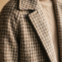 Meltham Mills Undyed Shetland Wool Raglan Overcoat [Made-to-Measure (MTM)]