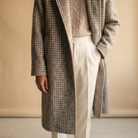 Meltham Mills Undyed Shetland Wool Raglan Overcoat [Made-to-Measure (MTM)]