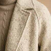 Meltham Mills Heather Donegal Raglan Overcoat [Made-to-Measure (MTM)]