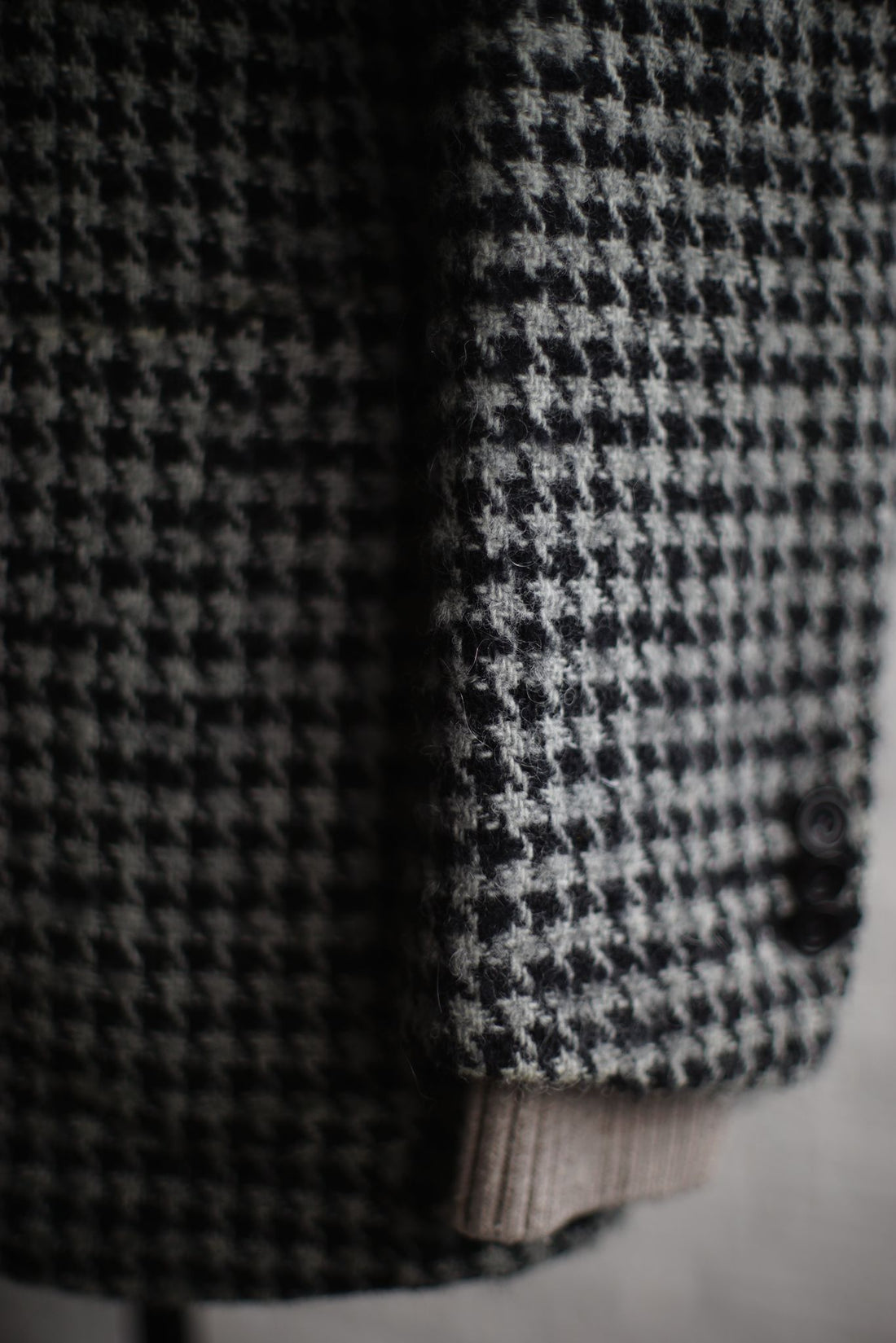 Deadstock Grey Black Houndstooth Jacket [Made-to-Measure (MTM)]