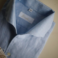 Sky Blue Linen Shirt