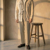 Sand Lamb Suede Field Jacket [Made-to-Measure (MTM)]