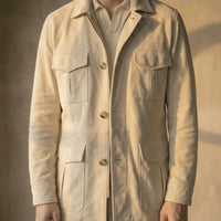 Sand Lamb Suede Field Jacket [Made-to-Measure (MTM)]