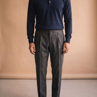 The Superfine Merino Long-Sleeve Knit Polo