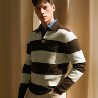 Ivy Stripe Long Sleeve Polo