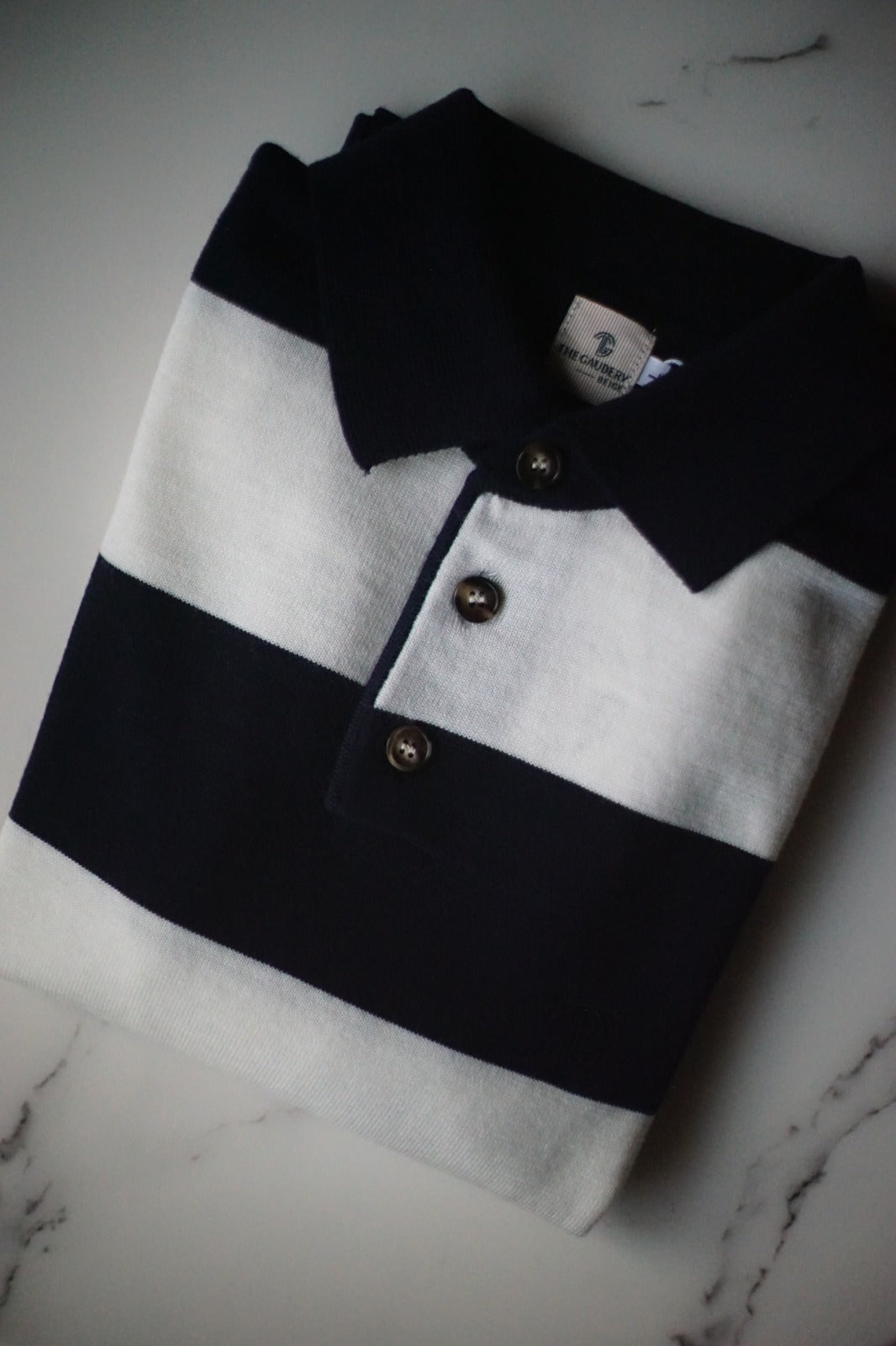 Ivy Stripe Long Sleeve Polo