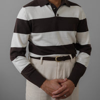 Ivy Stripe Long Sleeve Polo