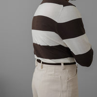 Ivy Stripe Long Sleeve Polo