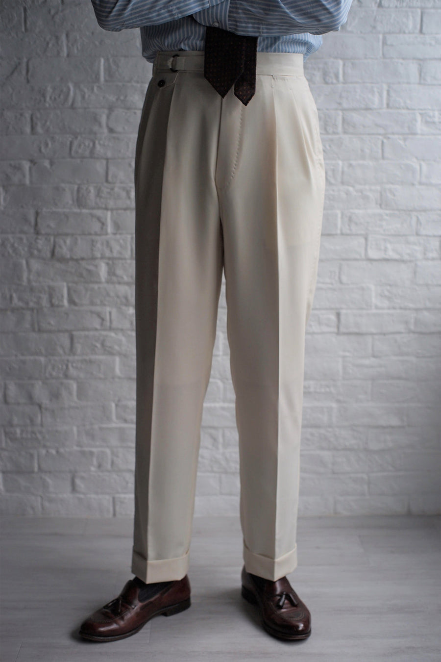 Holland and Sherry Royal Mile 1976 Plains Trousers [Made-to-Measure (MTM)]