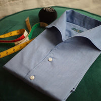 Light Blue Barleycorn Shirt [Made-to-Measure (MTM)]
