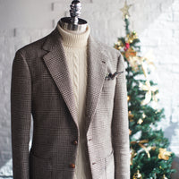 Marling & Evans - Undyed Wool Prince Of Wales Check  Sport Jacket [Made-to-Measure (MTM)]