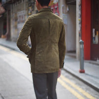 Olive Lamb Suede Field Jacket [Made-to-Measure (MTM)]